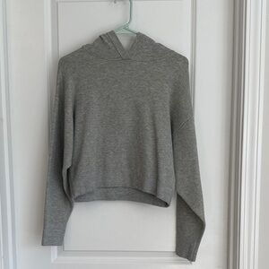Anthropologie Gray and Gold Sweater